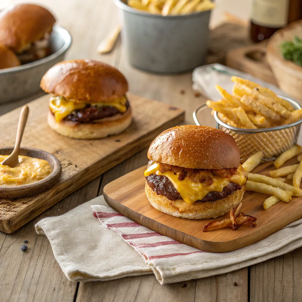 Joanna Gaines burgers and fries recipe